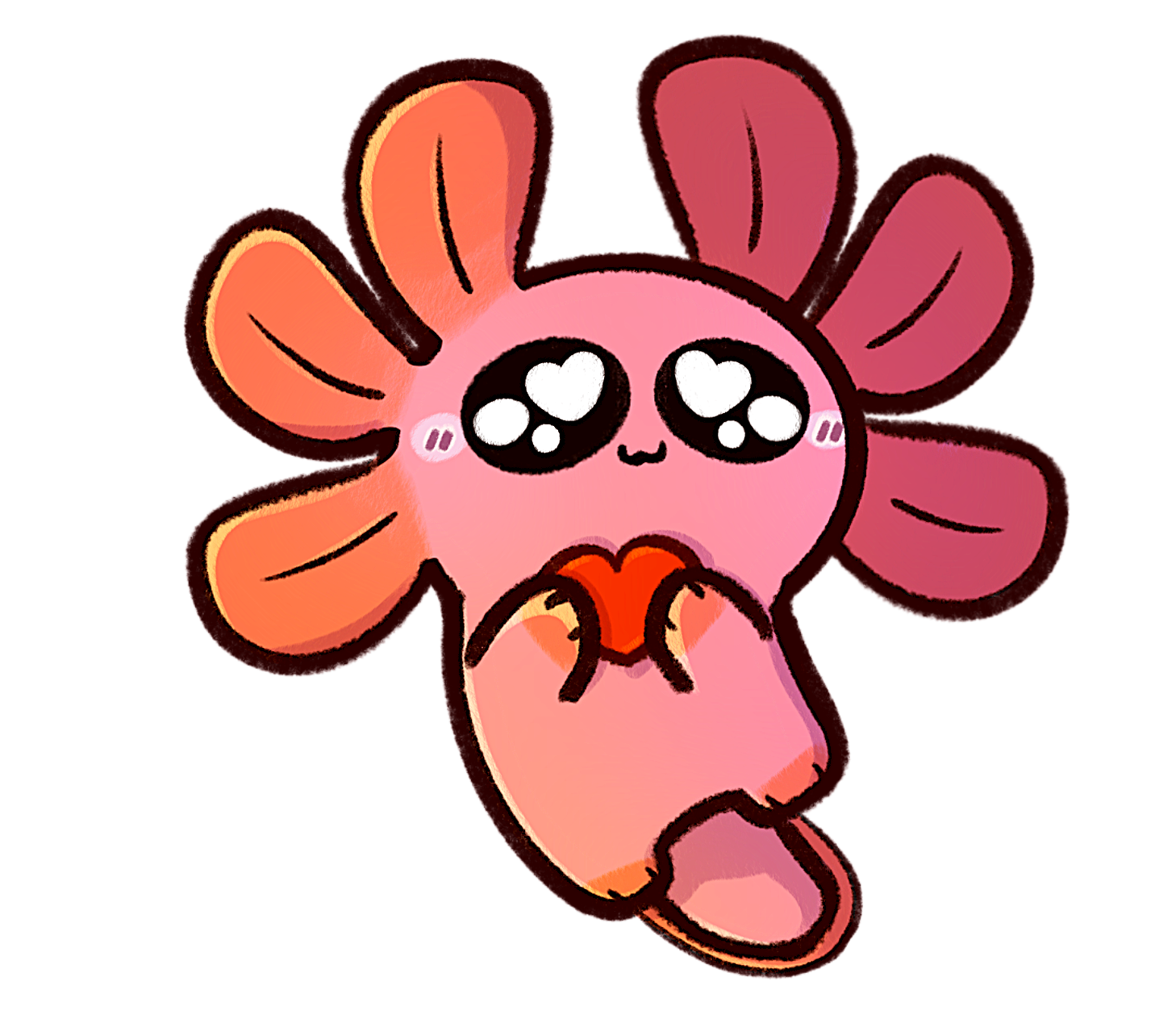 Spud the Axolotl - Kelly Nicole Brand Mascot